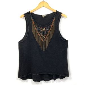 ECOTE for URBAN OUTFITTERS Jeweled Tank Top M A11